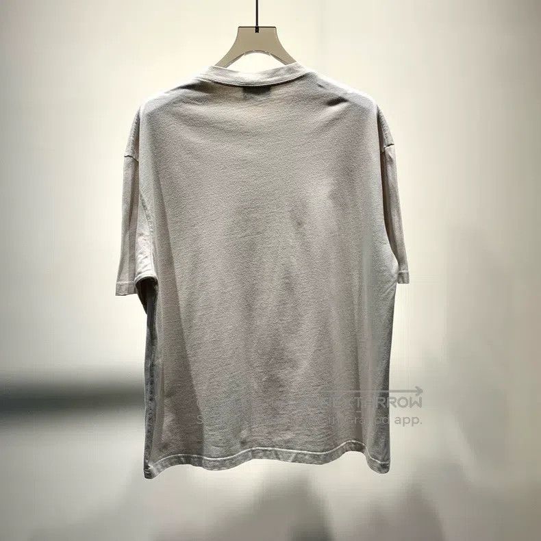 Balenciaga Balenciaga Logo Letter Printed Round Short Sleeve T-Shirt Size US L / EU 52-54 / 3 - 6 Thumbnail