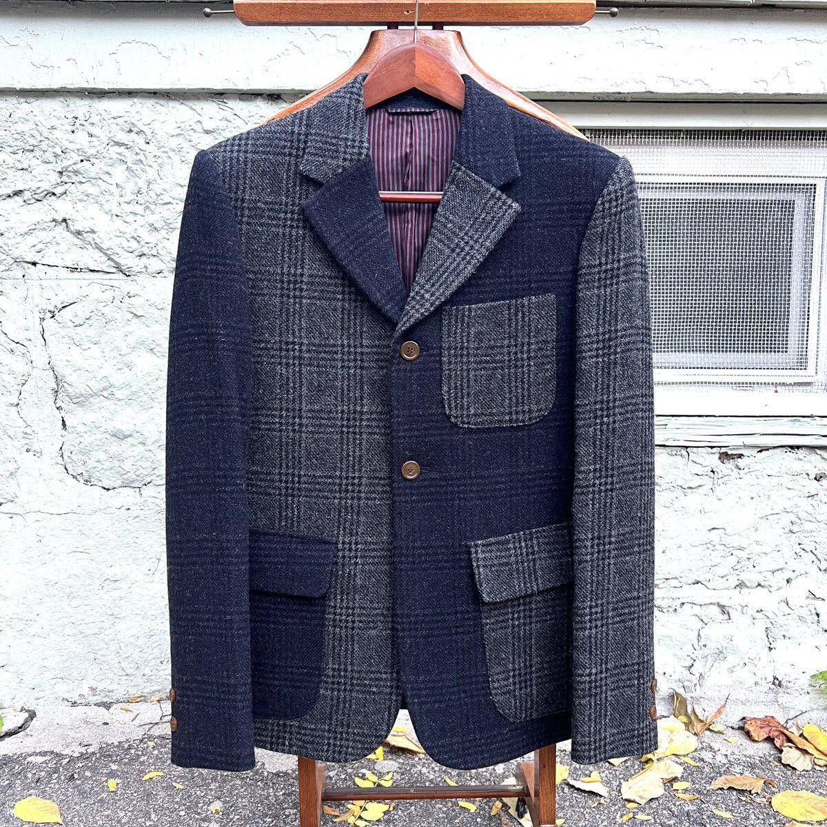 Vivienne Westwood Vivienne Westwood Mens Wool Houndstooth Check Blazer 46 IT Size 46R - 1 Thumbnail