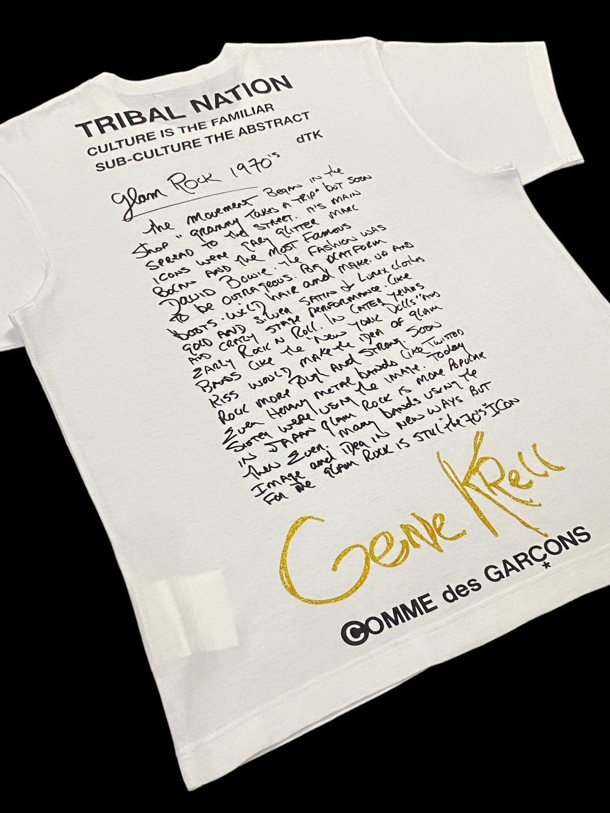 Comme des Garcons AD2002 Comme Des Garçons Gene Krece Glam Rock History Shirt Size US M / EU 48-50 / 2 - 19 Thumbnail