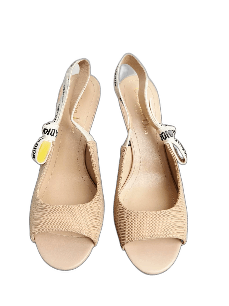 Dior New Dior Beige Sandals Size 36.5-2506 Size US 5.5 / IT 35.5 - 1 Thumbnail