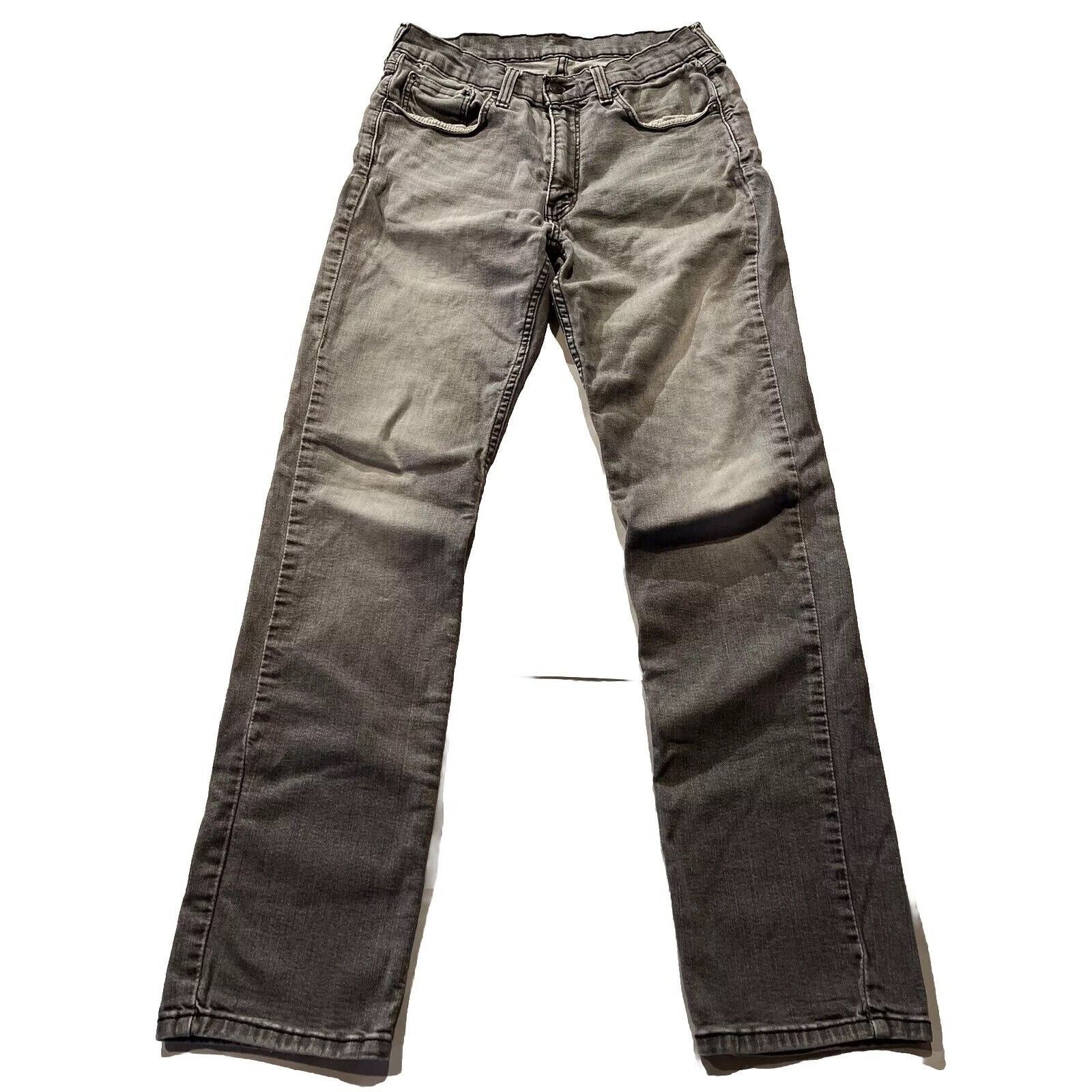 Levi's Levi's 514 Slim Straight Fit Jeans Mens 31x33 Ash Grey Denim Size US 31 - 1 Thumbnail