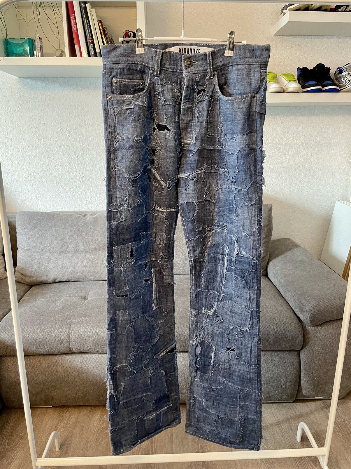 Paradoxe Paris Paradoxe Paris Boro Flared Denim Size US 31 - 1 Thumbnail