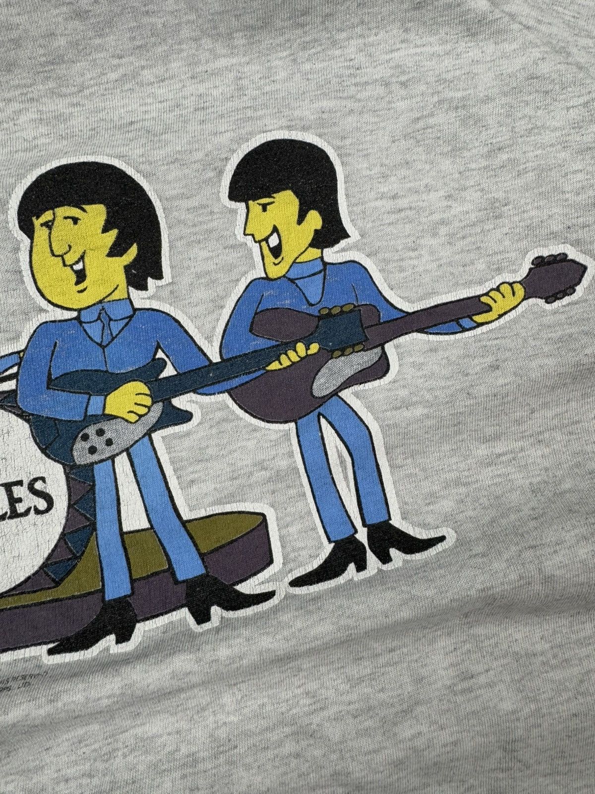Band Tees × Vintage Vintage 1997 The Beatles cartoon style graphic band tee Size US XL / EU 56 / 4 - 11 Thumbnail