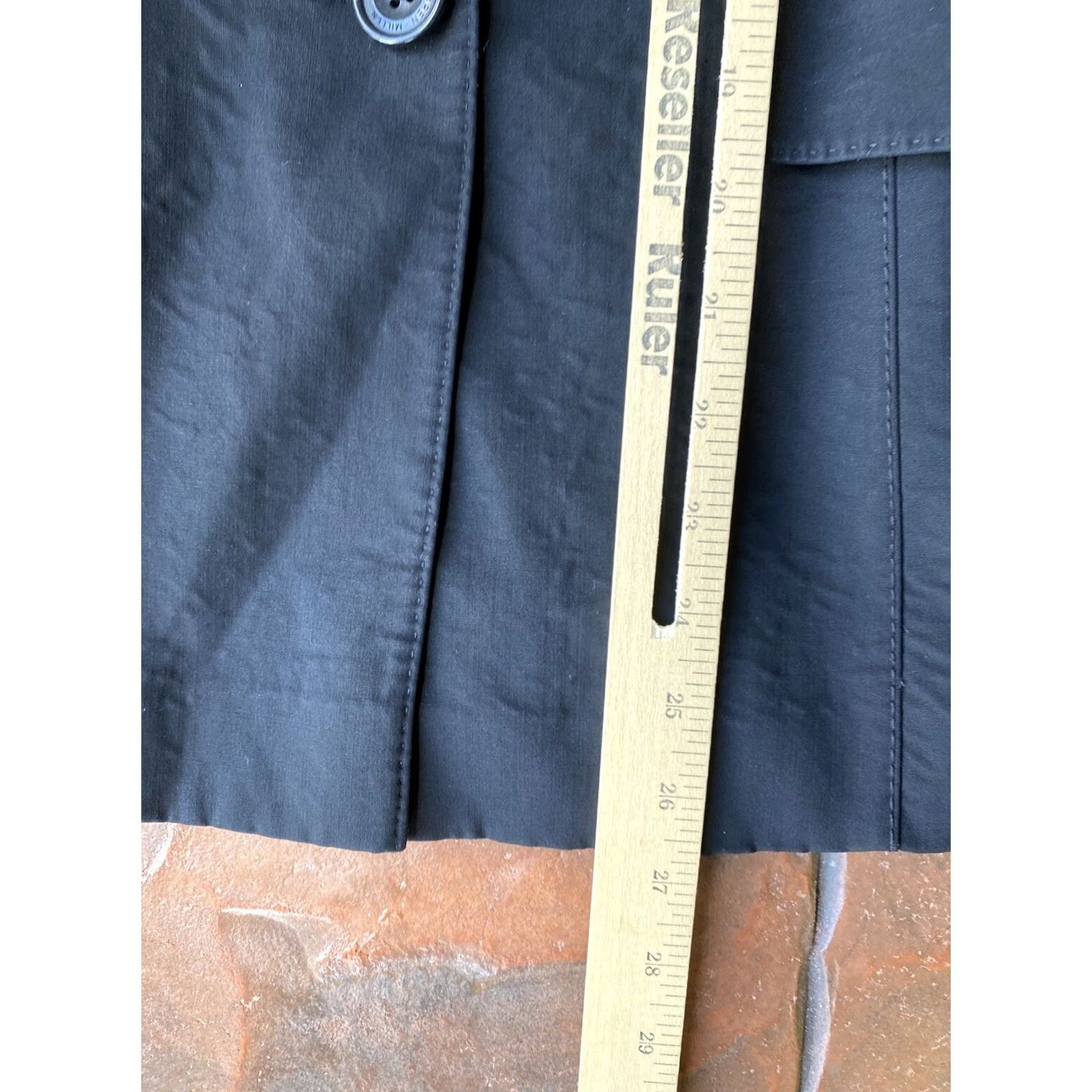 Karen Millen Karen Millen Blazer Jacket Women's 4 Black Two Button Wool Long Sleeve Business Medium Regular Classic Designer Blazer Size S / US 4 / IT 40 - 8 Thumbnail