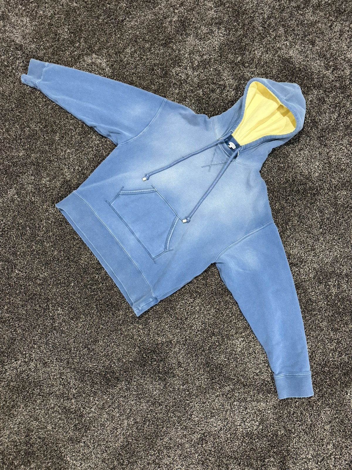 Loewe Loewe x JW Anderson Vintage Faded Blue Dyed Crewneck Hoodie Size US L / EU 52-54 / 3 - 5 Thumbnail