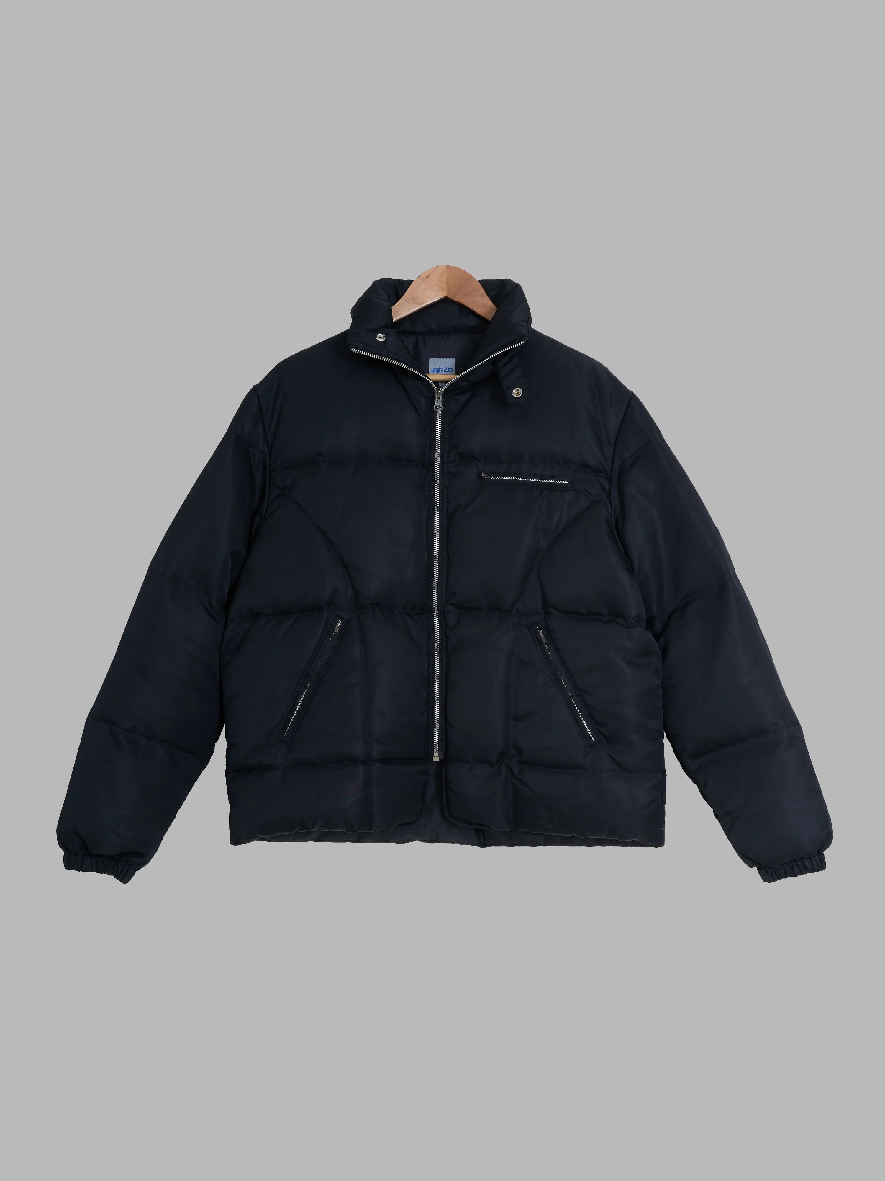 Kenzo 90s Kenzo Homme high neck cropped down puffer Size US L / EU 52-54 / 3 - 1 Thumbnail