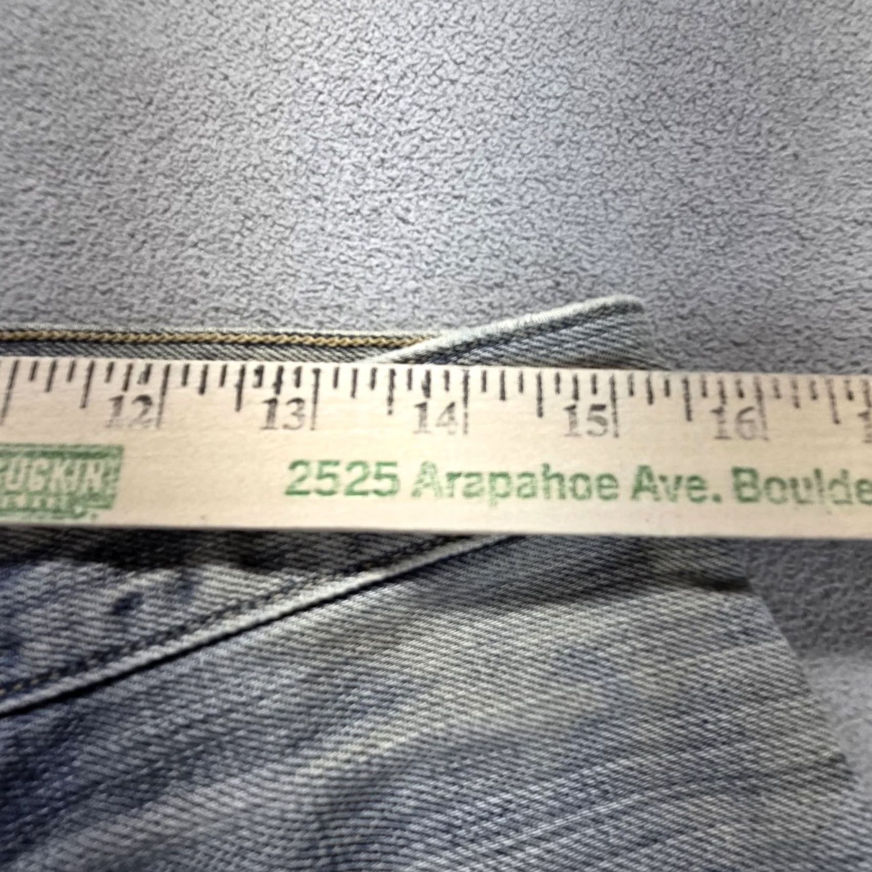 Levi's VTG Levi's Engineered Jeans Mens 31x31 Blue Straight Relaxed Denim Distressed Pockets Logo 10TH Anniversary"} Size US 31 - 3 Thumbnail