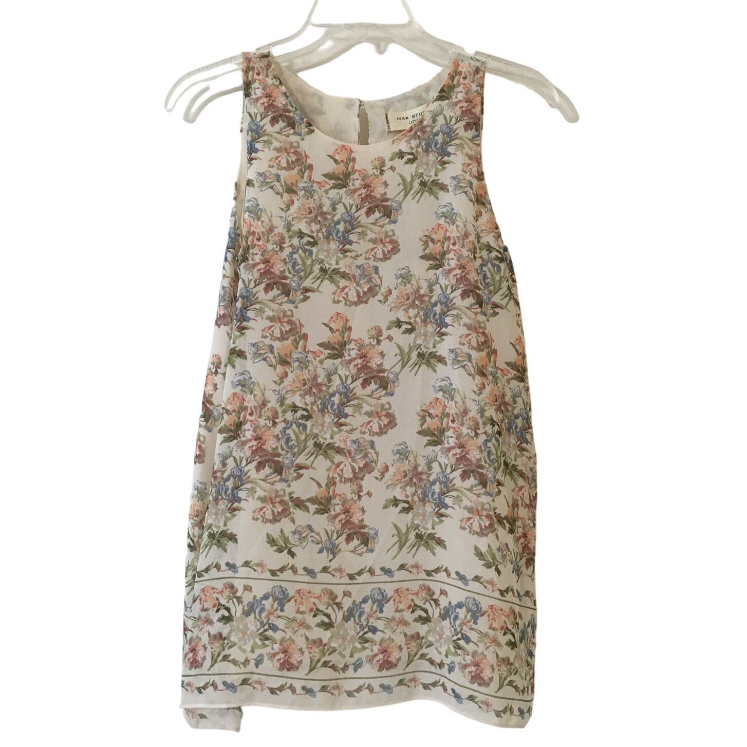 Other NWT Max Studio Edit XS Violette Lined Beige Muted Floral Top Size XS / US 0-2 / IT 36-38 - 1 Thumbnail