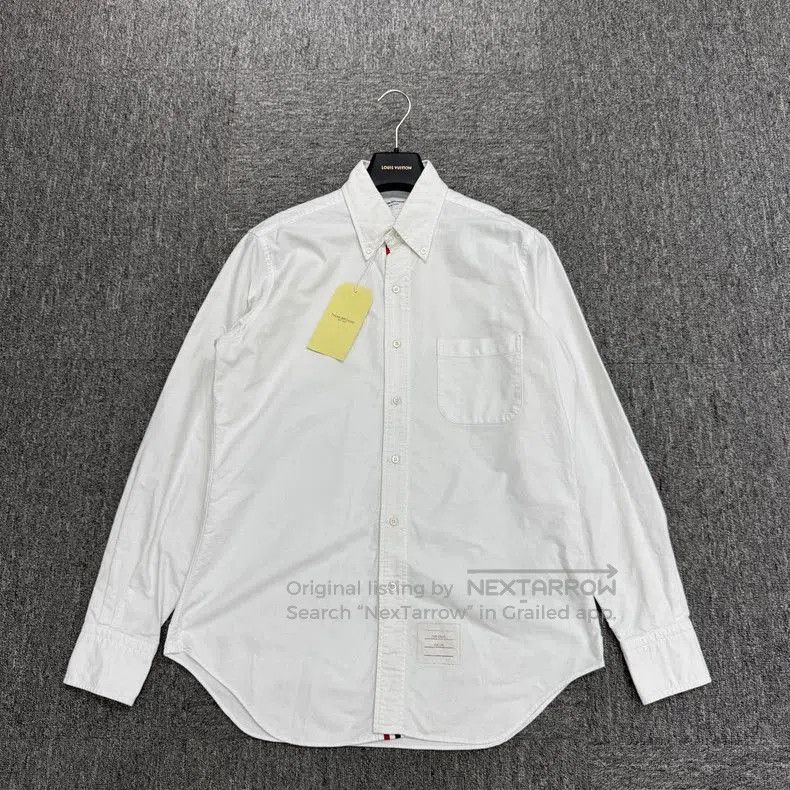 Thom Browne Thom Browne White Oxford Button. Size US M / EU 48-50 / 2 - 1 Thumbnail