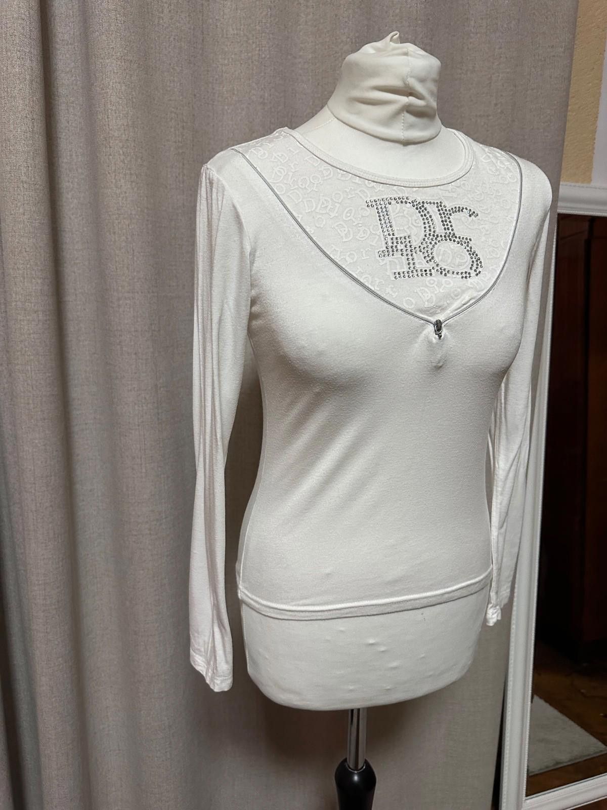 Dior Christian Dior Womens Size Us 8 Long Sleeve Crystals Top Size S / US 4 / IT 40 - 3 Thumbnail