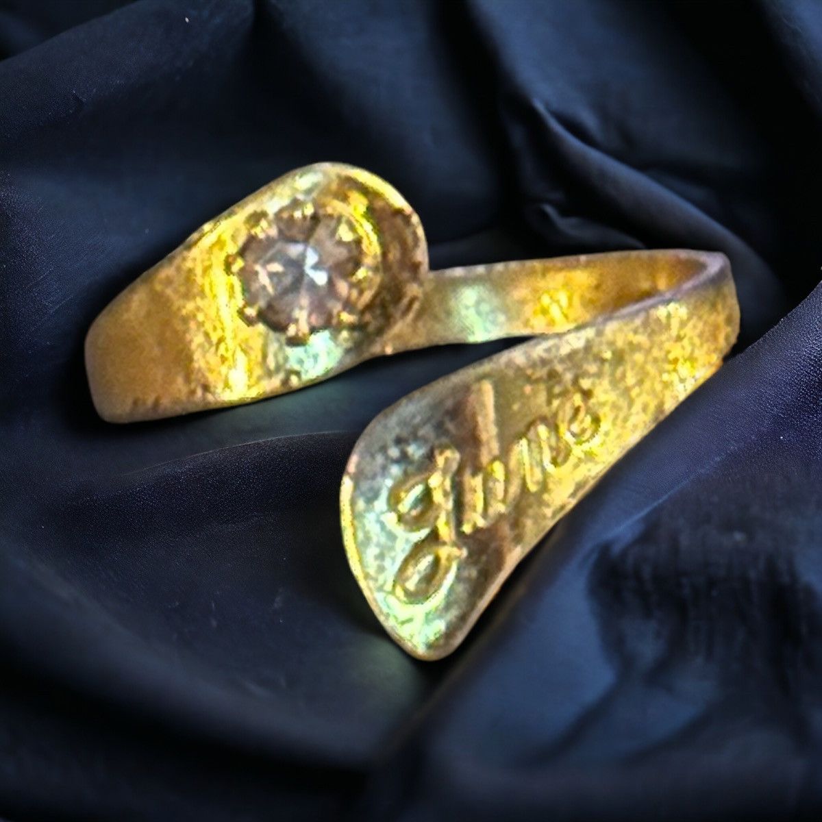 Vintage Vintage June birthstone wrap ring Size ONE SIZE - 1 Thumbnail