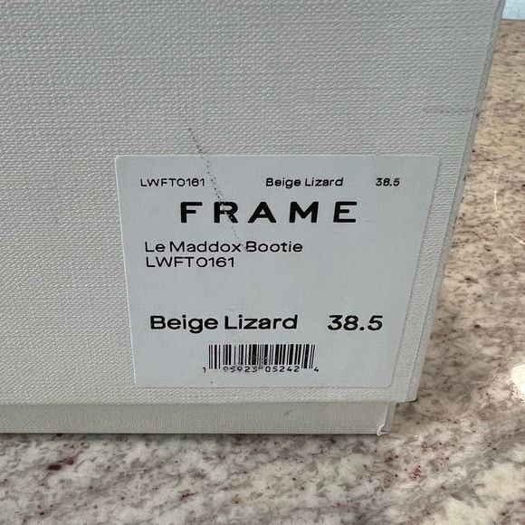 Frame FRAME LeMaddox‎ Lizard Bootie - NWT Size US 8 / IT 38 - 8 Thumbnail