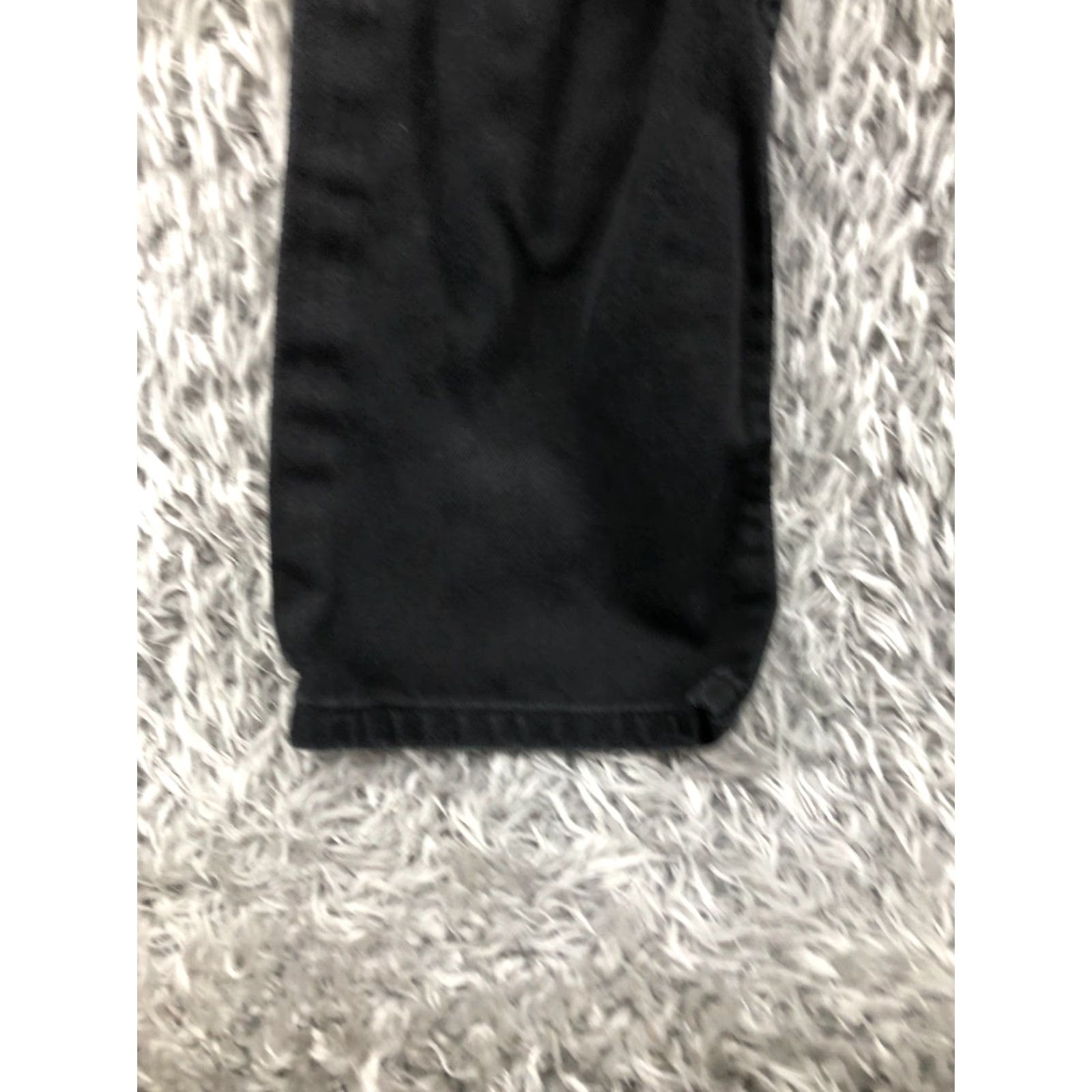 George George Jeans Size 29x30 Mens Mid Rise Dark Wash Black - 5-Pocket Denim Straight Regular Waist Size US 29 - 7 Thumbnail