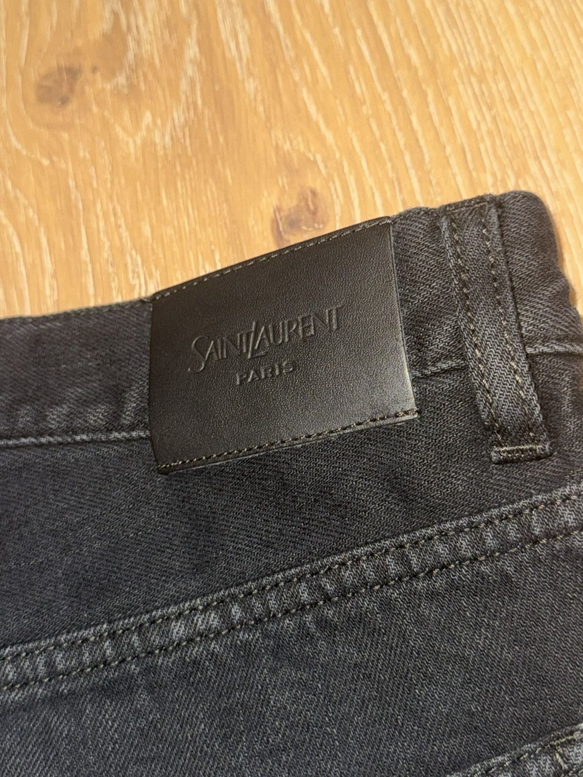 Yves Saint Laurent Saint laurent baggy black denim Size US 30 / EU 46 - 7 Thumbnail