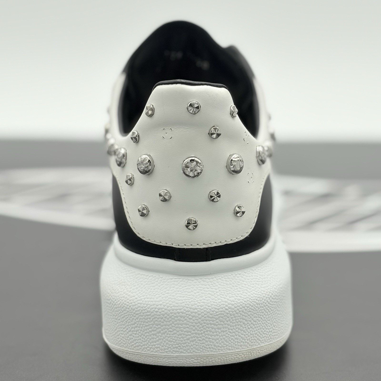 Alexander McQueen Alexander McQueen Studded Oversized ' White Black ' | CLEAN! Size US 10.5 / EU 43-44 - 3 Thumbnail