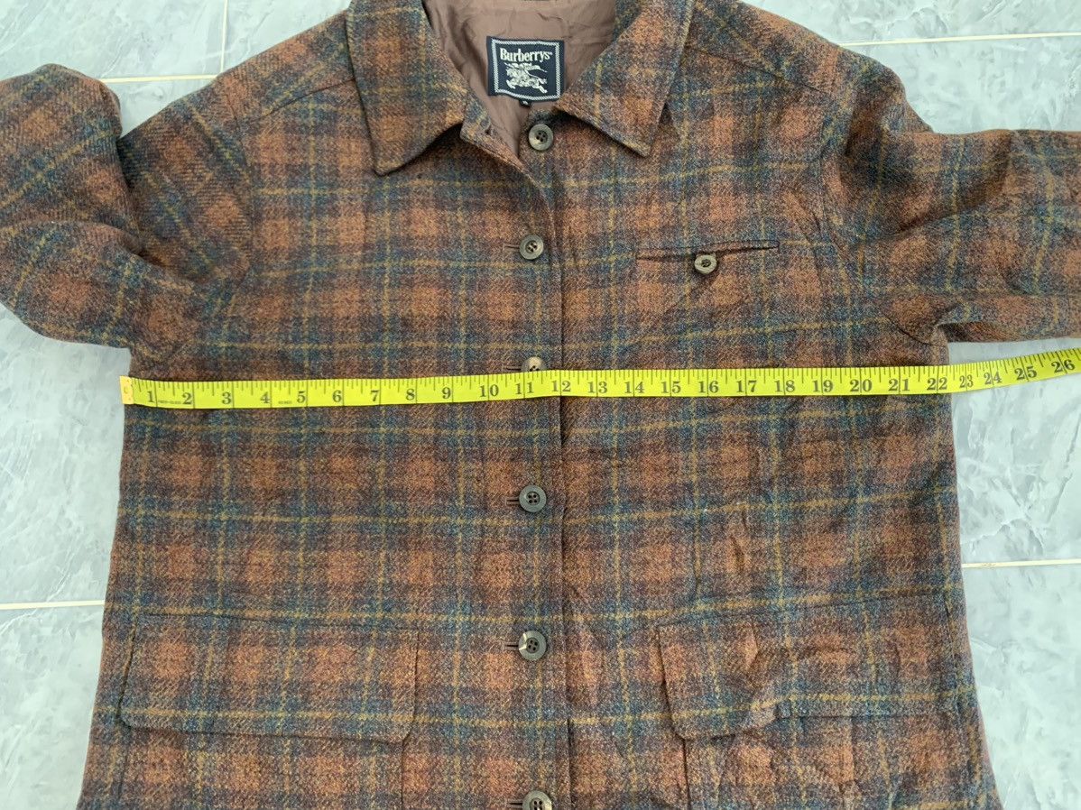 Burberry Burberrys Wool Checkered Style Button Jacket Size M / US 6-8 / IT 42-44 - 7 Thumbnail