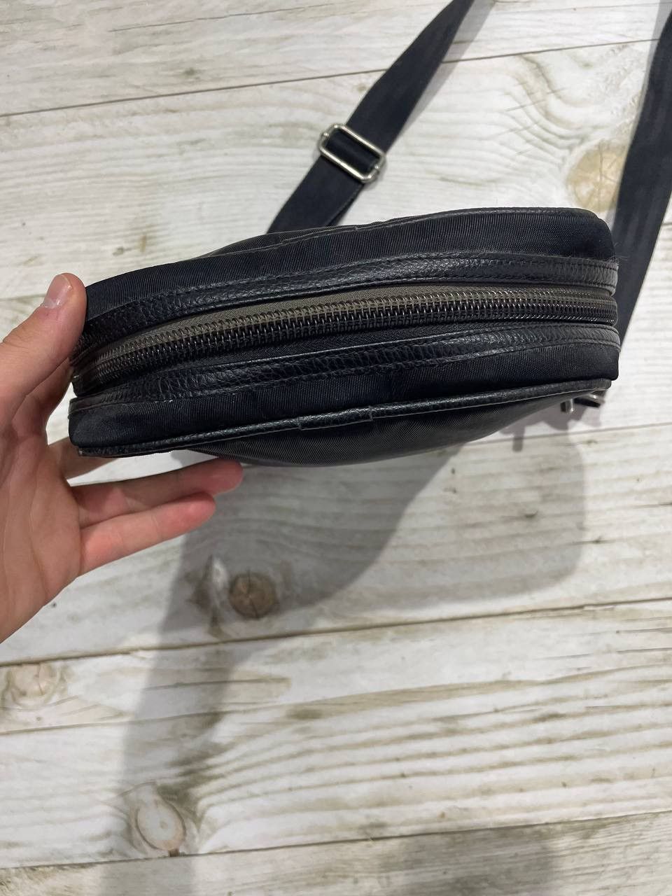 Diesel Vintage Diesel Messenger Bag Y2K Avant-Garde Leather/Nylon Size ONE SIZE - 7 Thumbnail
