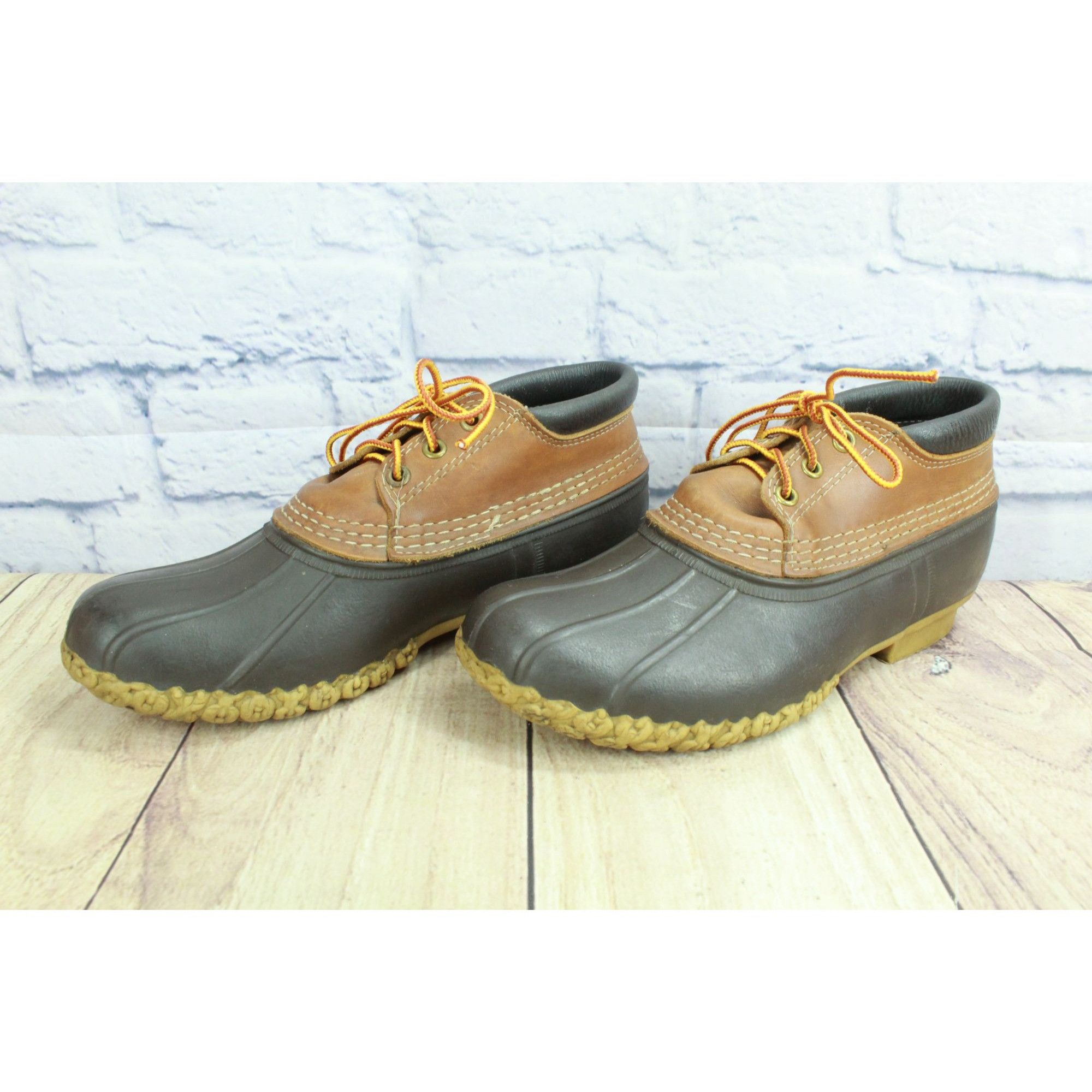 L.L. Bean LL Bean Women’s Leather Padded Collar Gumshoe Duck Boots Size US 8 / IT 38 - 2 Thumbnail