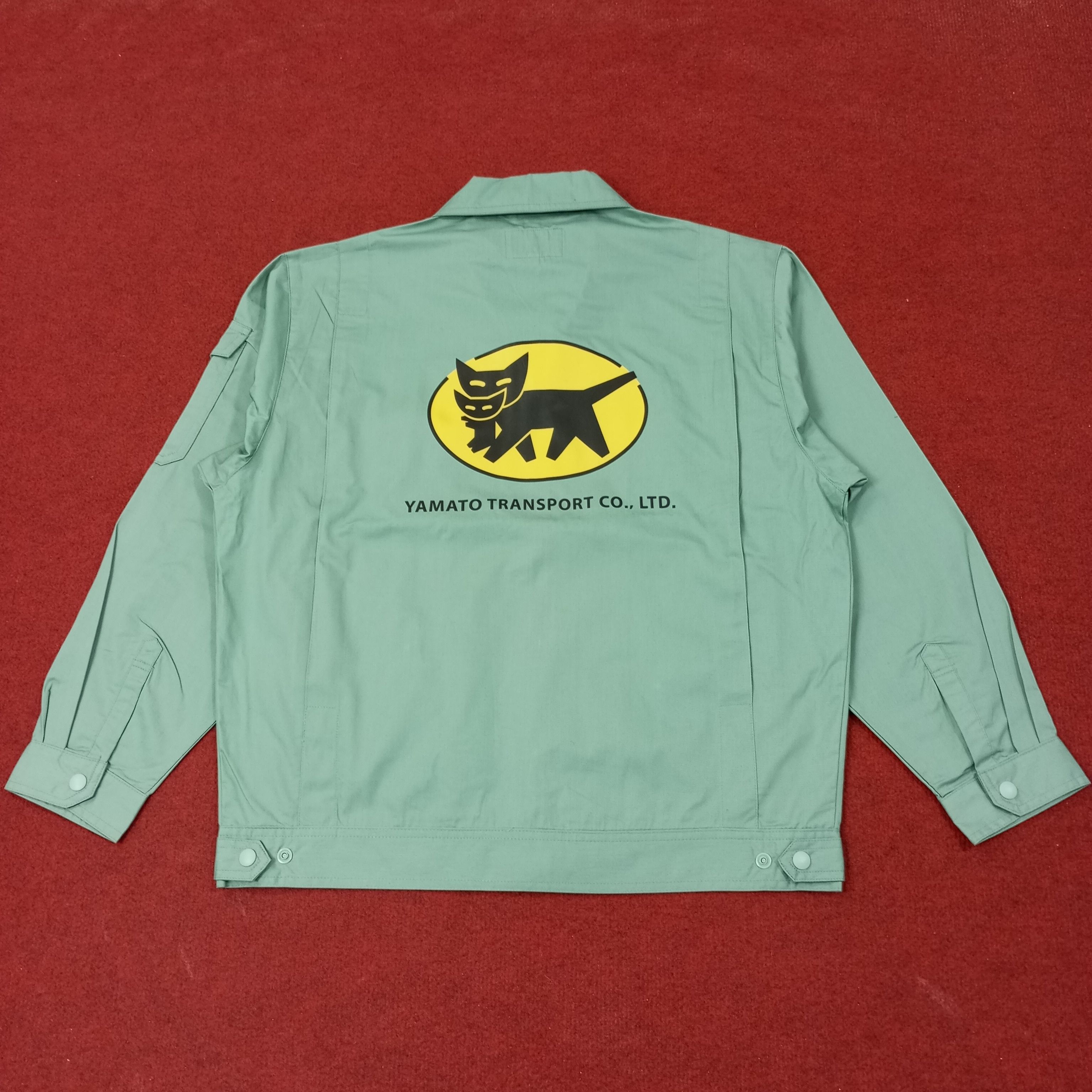 Vintage Yamato Transport Japanese Workwear Custom Jacket c248n25 Size US L / EU 52-54 / 3 - 1 Thumbnail