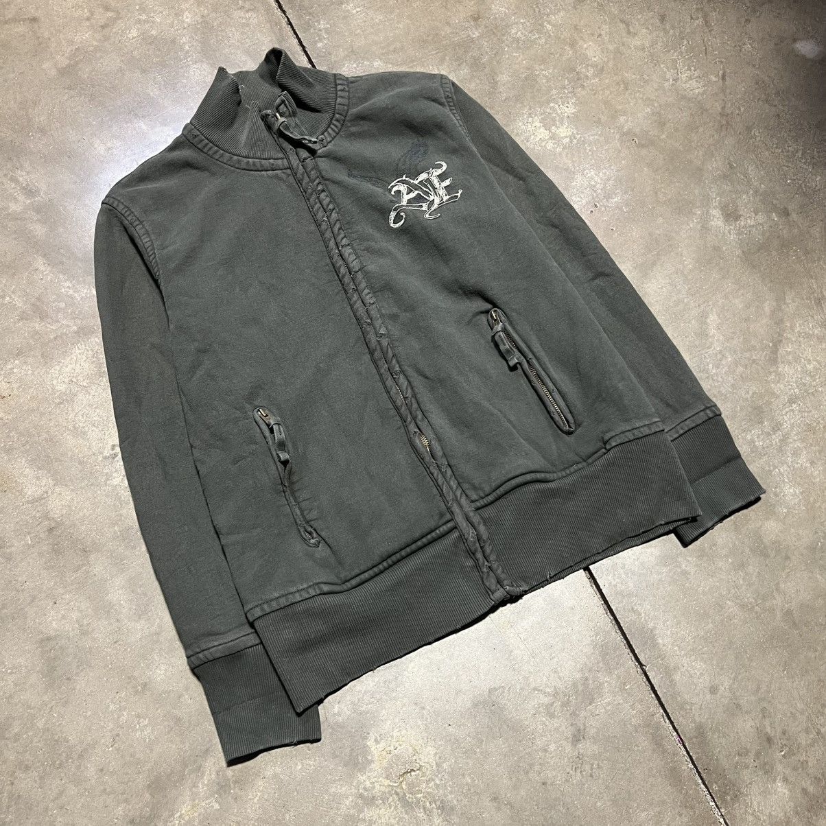 American Eagle Outfitters Vintage American Eagle Zip Up Sweatshirt Jacket Grunge Prep Size US L / EU 52-54 / 3 - 3 Thumbnail