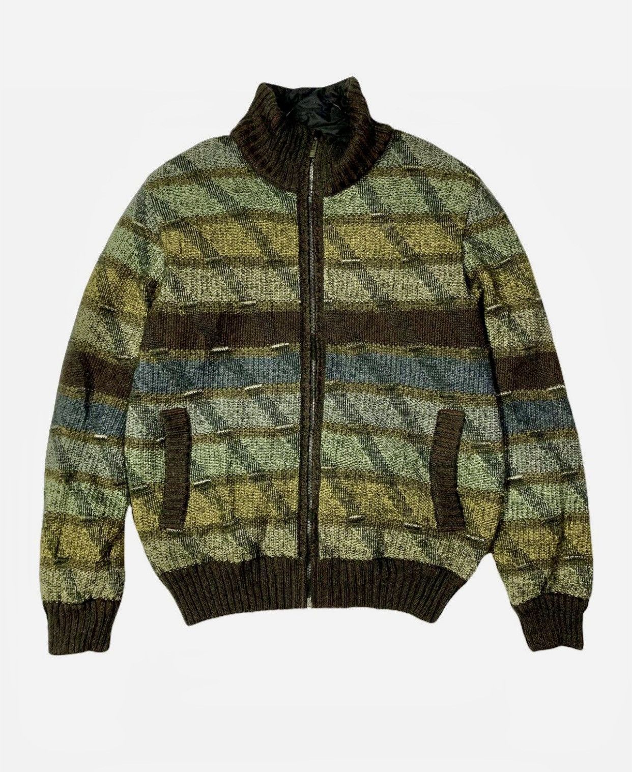 Missoni 🔥MISSONI REVERSIBLE BOMBERS JACKETS WOOL/PUFFER Size US M / EU 48-50 / 2 - 1 Thumbnail