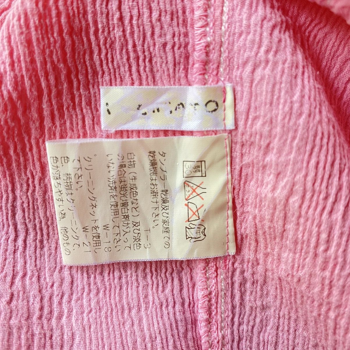 Tsumori Chisato Tsumori Chisato Pink Pleated Zip Sleeveless Shirt Size S / US 4 / IT 40 - 10 Thumbnail