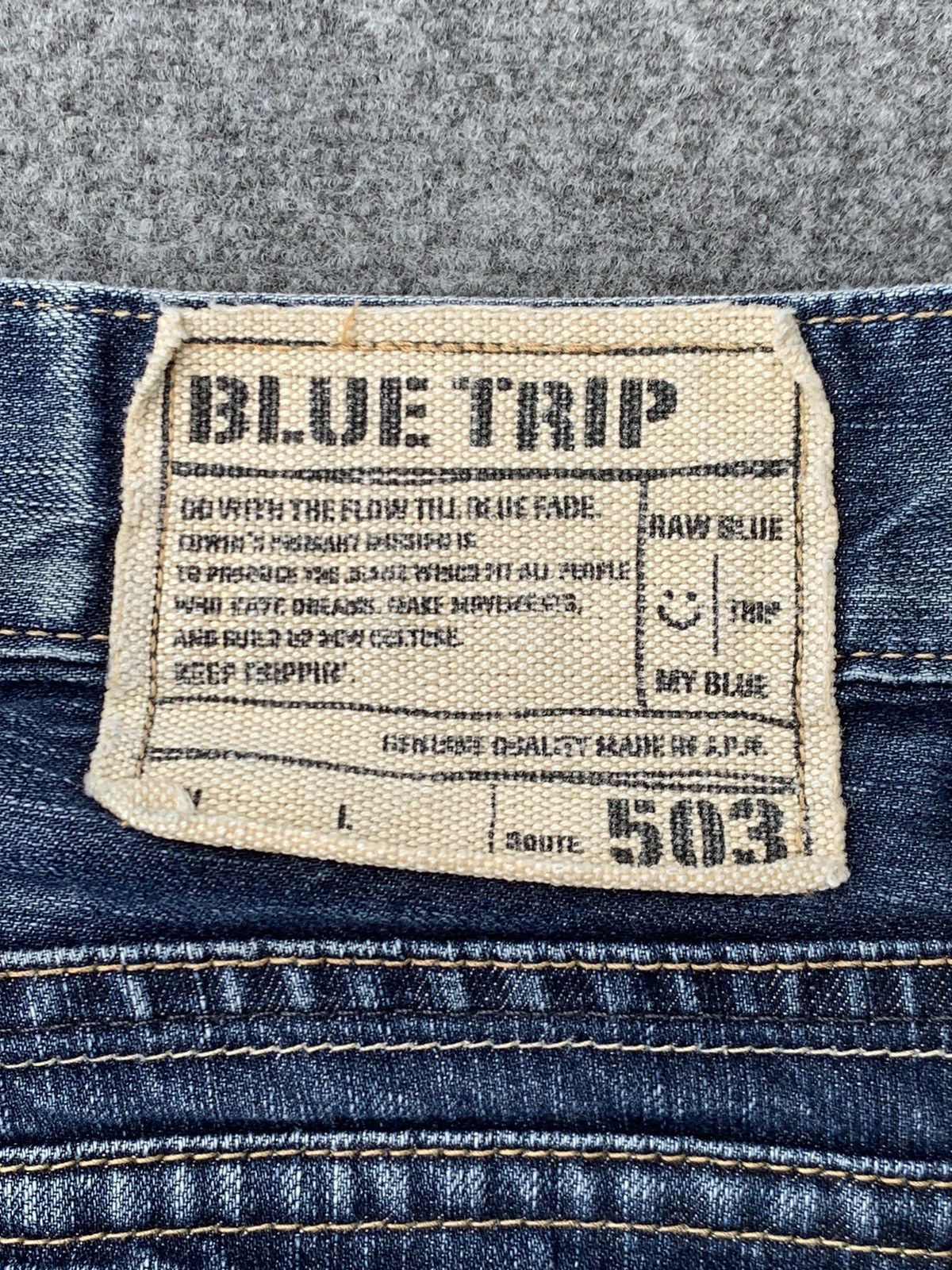 Edwin 90s EDWIN BLUE TRIP NICE FADED. Size US 32 / EU 48 - 6 Thumbnail