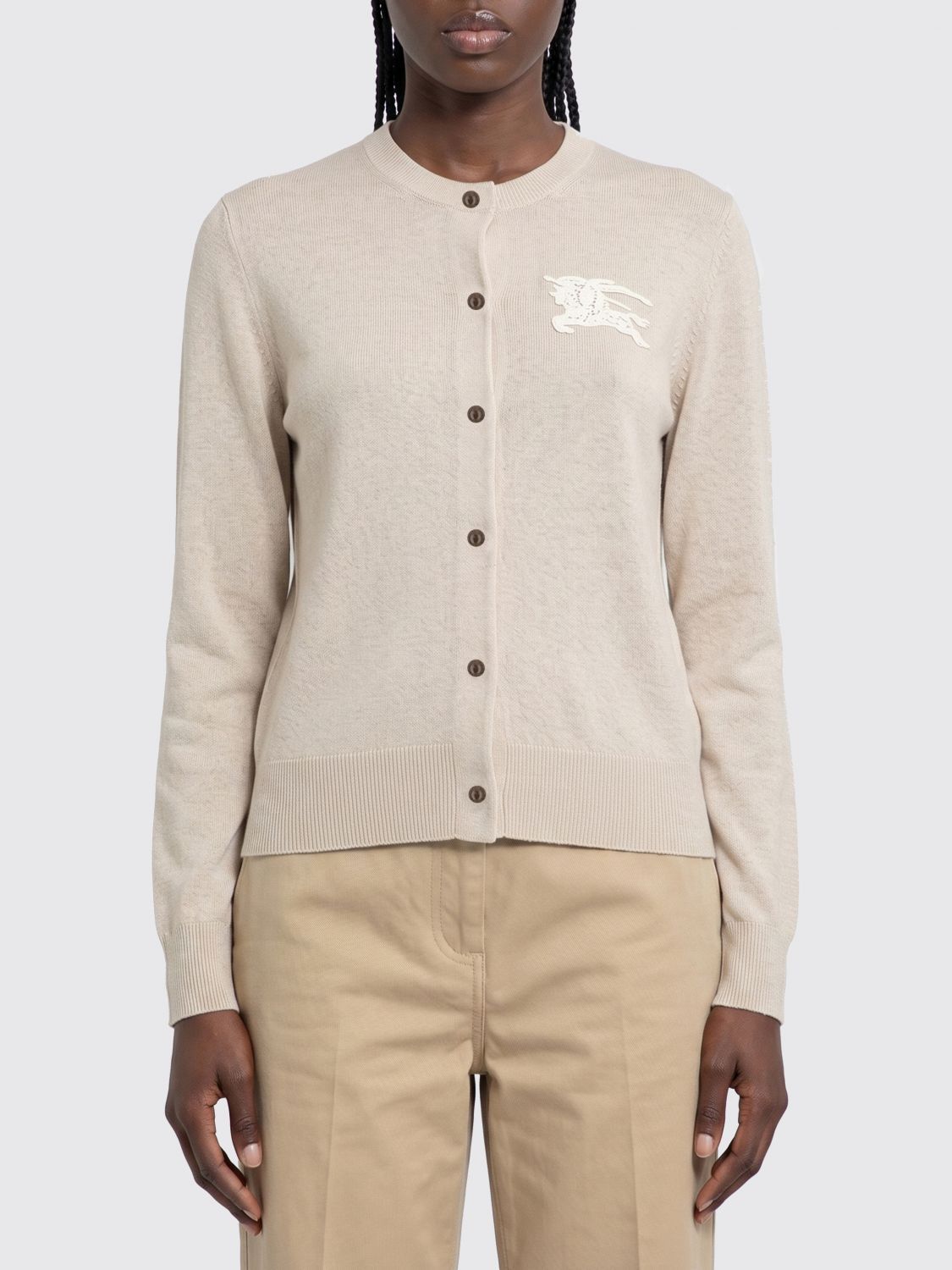 Burberry Burberry Sweater Woman Beige Size S / US 4 / IT 40 - 1 Thumbnail
