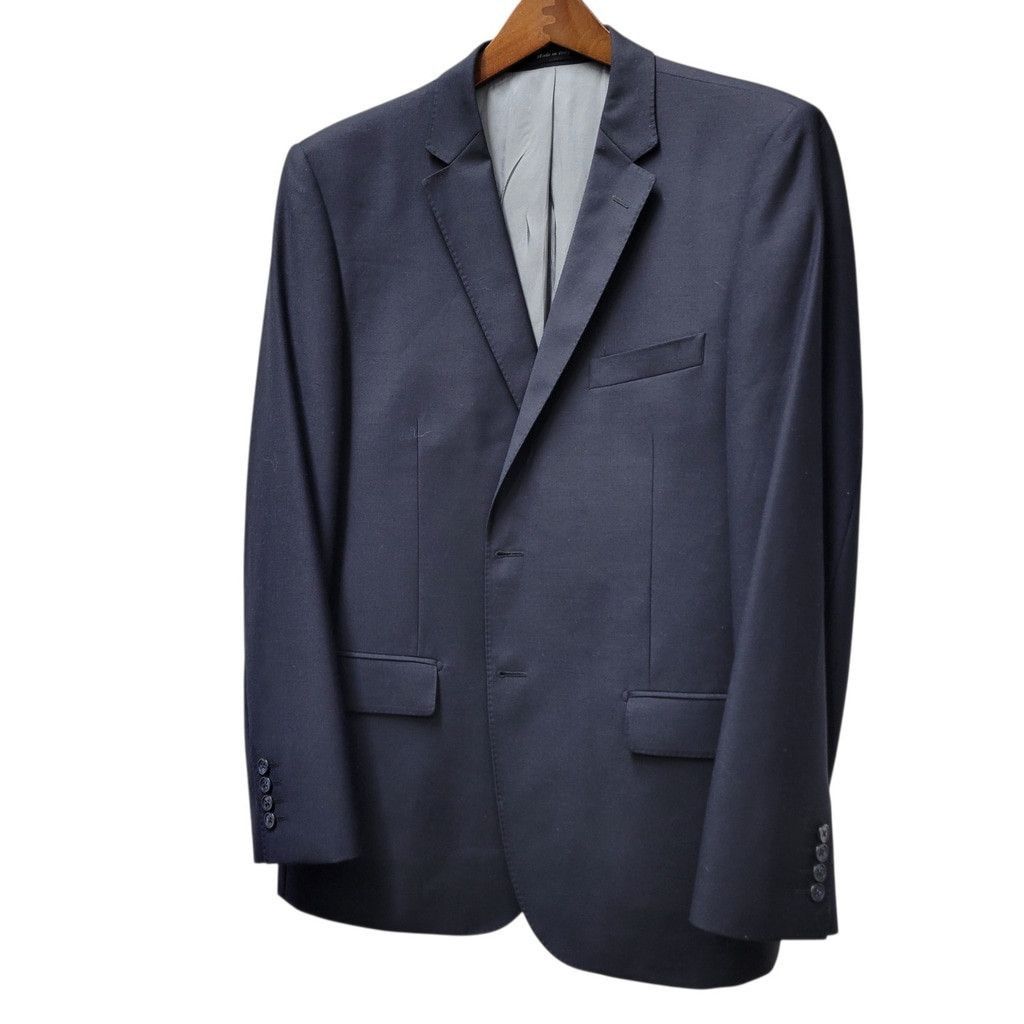 Other GARIANI Dallas Menswear Custom Side-Vent 2-Button Navy 44R Size 44R - 4 Thumbnail