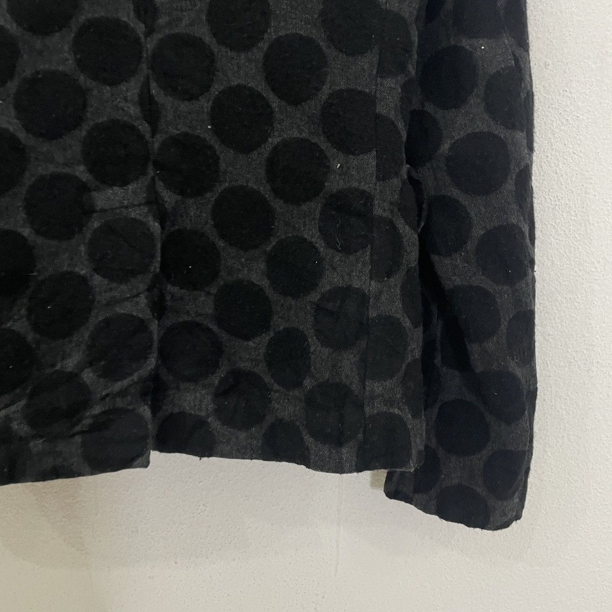 Comme des Garcons Vintage Black Comme Des Garcons Iconic Petern Jacket Size US XS / EU 42 / 0 - 11 Thumbnail
