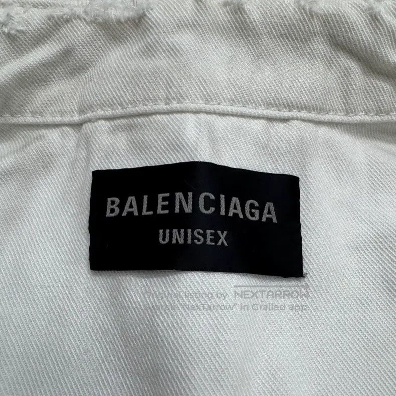 Balenciaga Balenciaga Distressed destroyed denim shirt Size US M / EU 48-50 / 2 - 2 Thumbnail