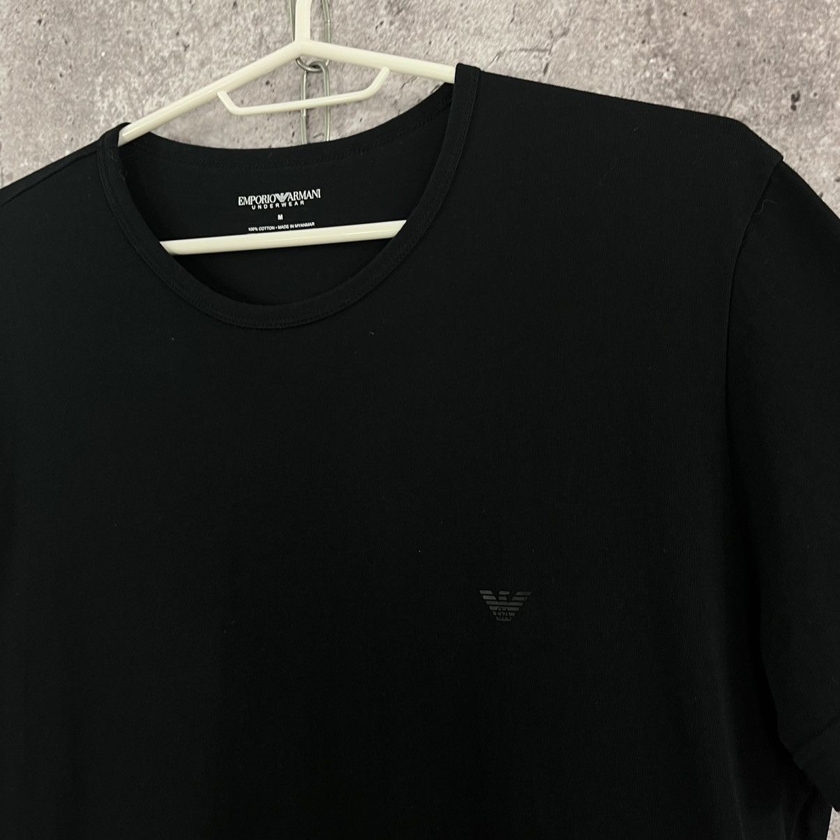 Armani Emporio Armani Basic Slim Fit T-Shirt Black Size M Size US M / EU 48-50 / 2 - 3 Thumbnail