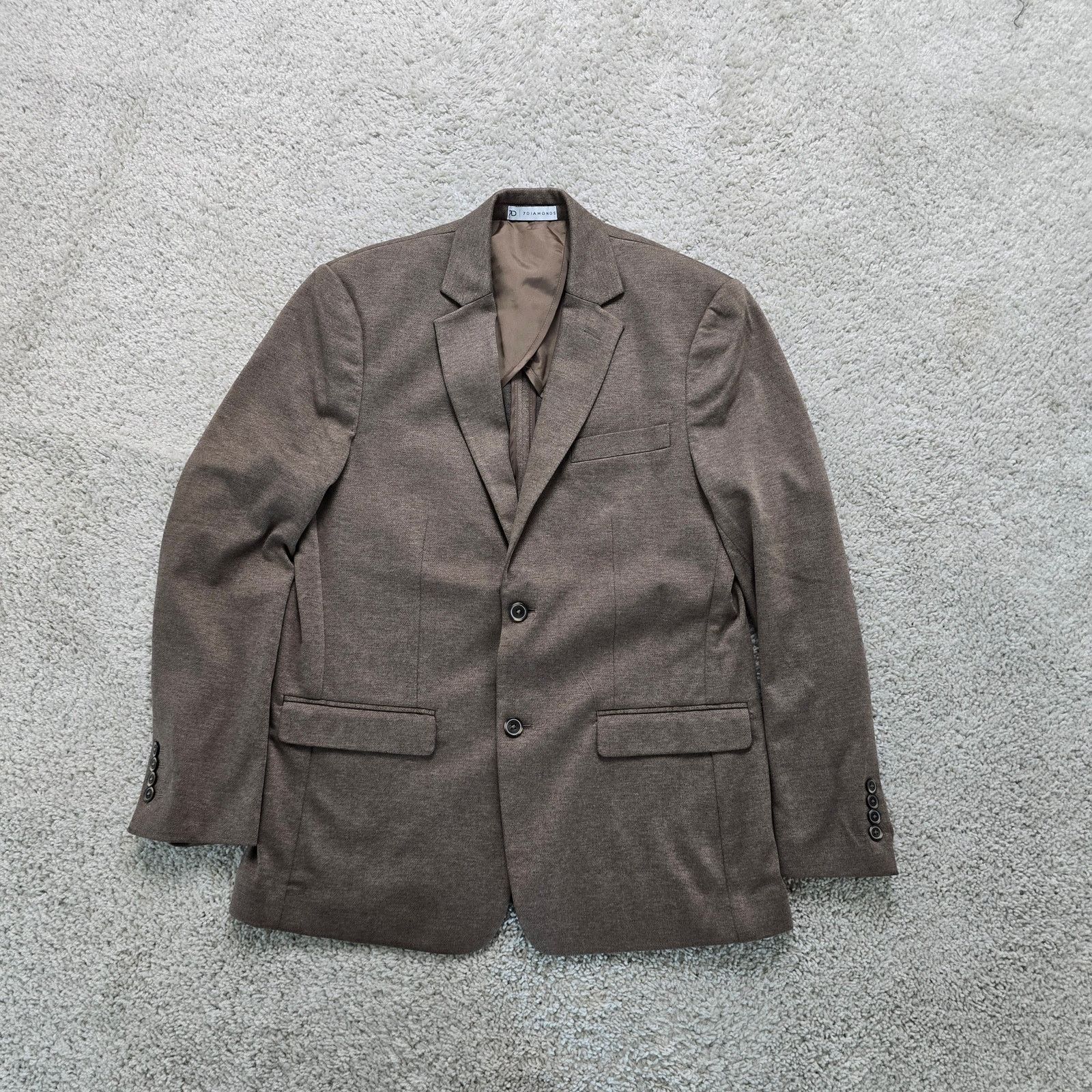 7Diamonds 7 Diamonds Bronson Blazer Wool Rayon Sports Coat Blazer 42 R Size 42R - 2 Thumbnail