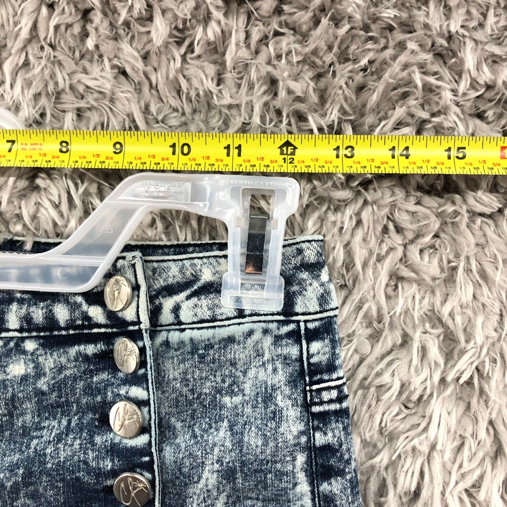 Vintage VINTAGE Crave Fame Jeans Size 3 Juniors High Rise Acid Wash Blue Denim Skinny Women Size 26" / US 2 / IT 38 - 2 Thumbnail