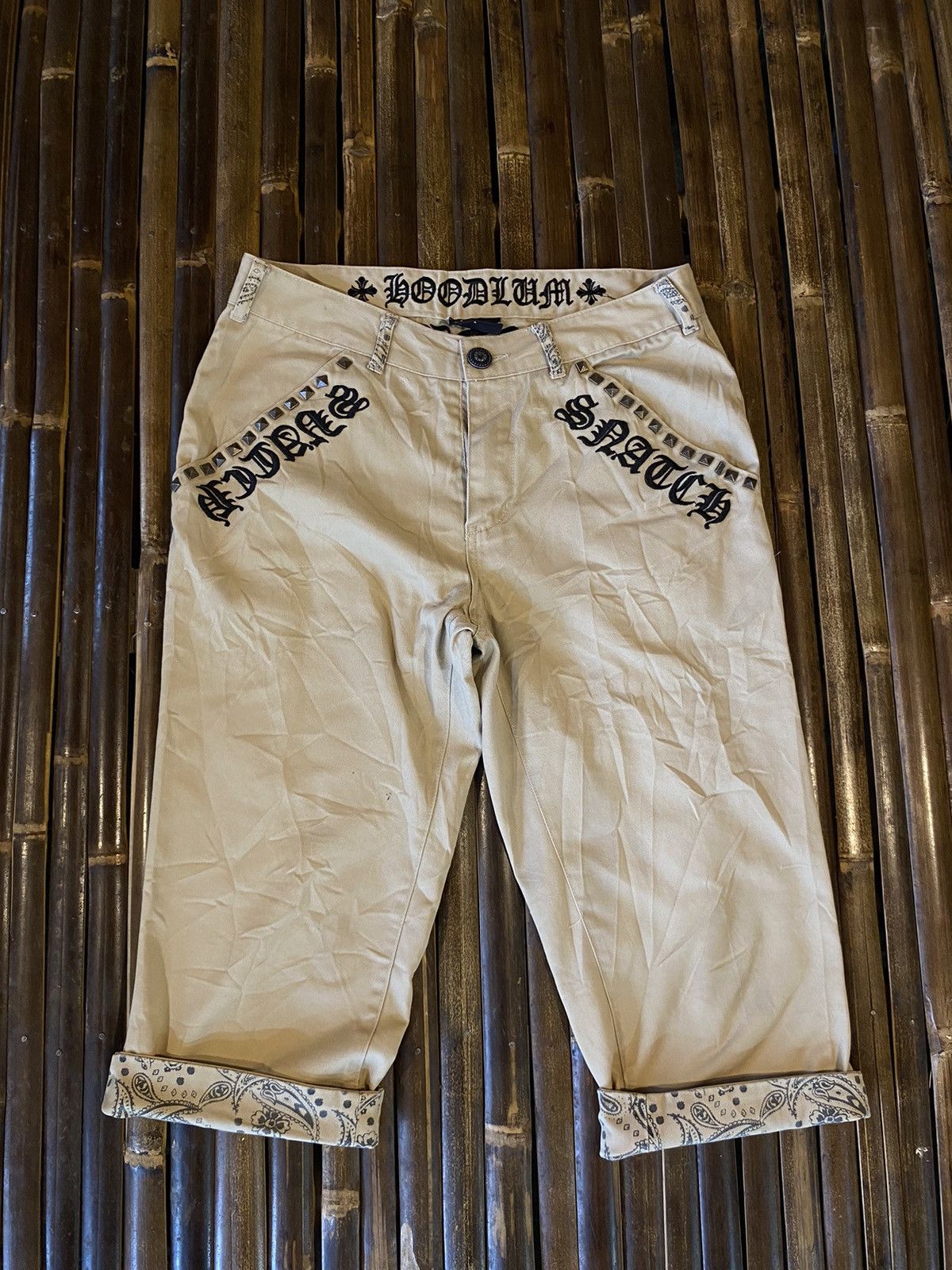 image of Vintage Outsider Brasb Los Angeles in Cream, Men's (Size 30)