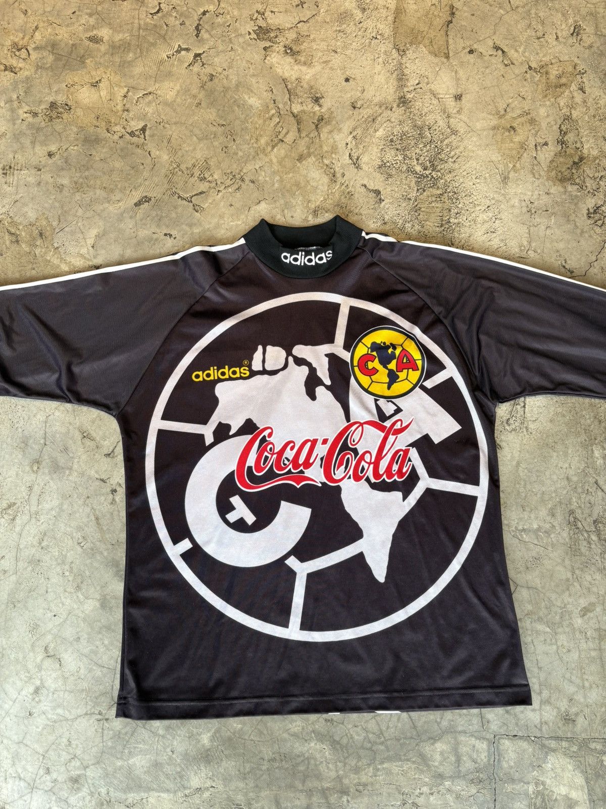 Adidas Club América goalkeeper kit 1998-1999 limited edition 0/222 Size US L / EU 52-54 / 3 - 1 Thumbnail