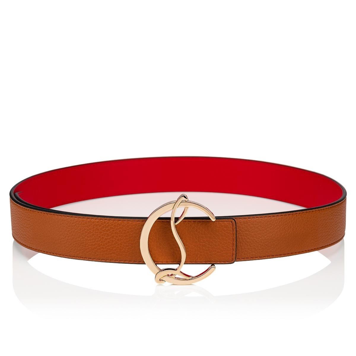 Christian Louboutin o1s1wg110225 Size: OS/CL Logo Belt in Brown Size ONE SIZE - 2 Thumbnail