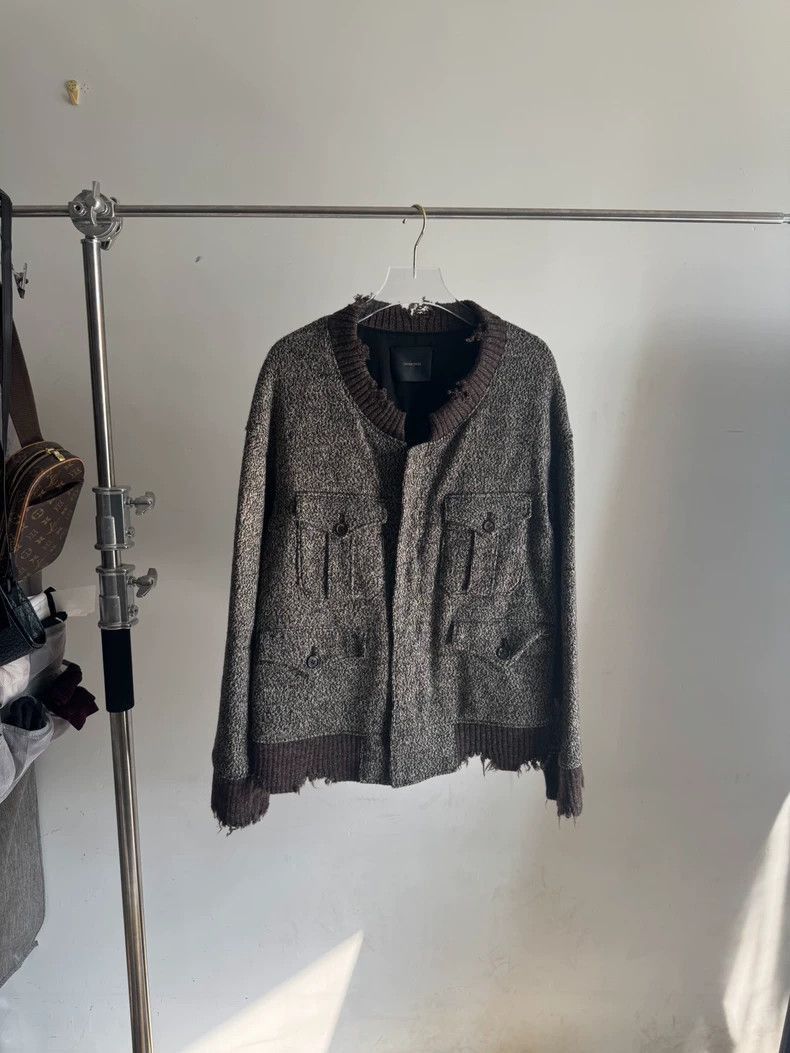 Undercover undercover17aw damage sweater jacket-2506 Size US M / EU 48-50 / 2 - 1 Thumbnail