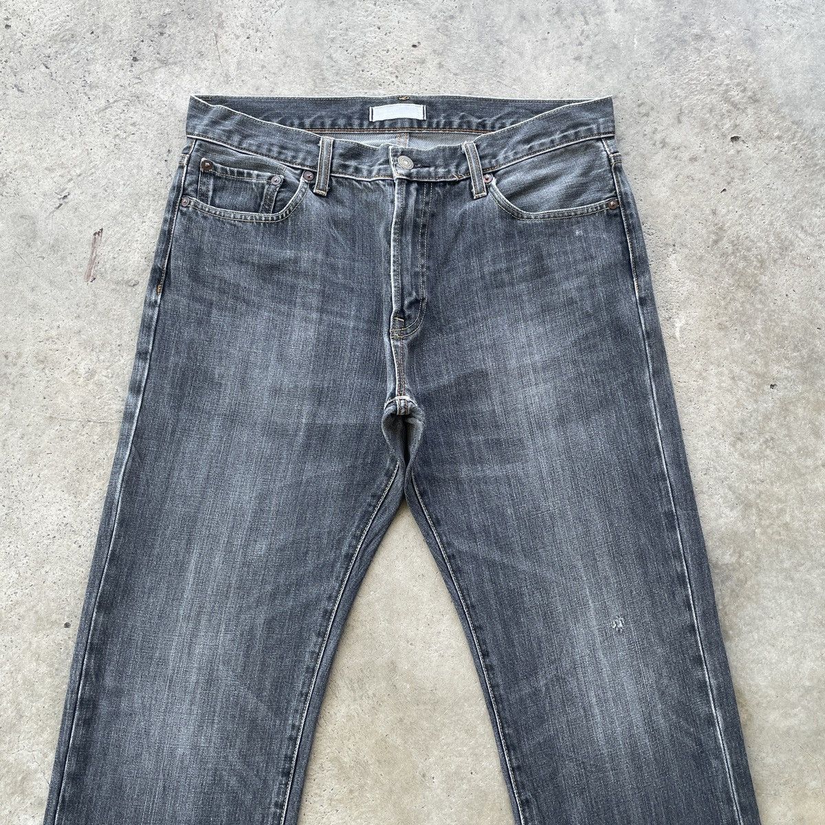 Japanese Brand W33x29 Vintage Japanese Black Faded Denim Jeans Pants Size US 33 - 3 Thumbnail
