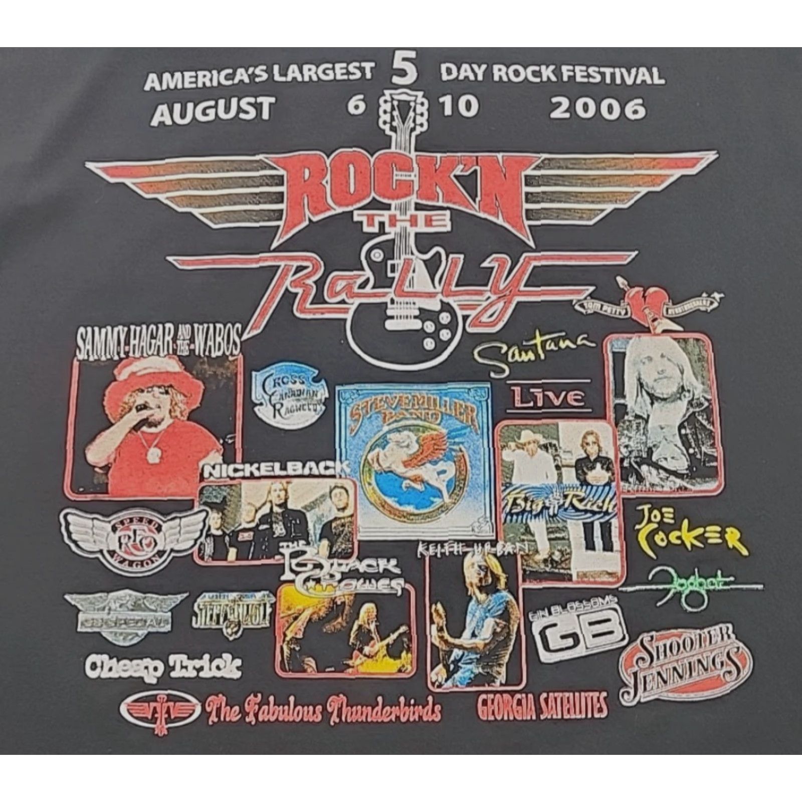 Jerzees VINTAGE Sturgis Rally 2006 Shirt Mens XL Rockin The Rally 5 Day Festival RARE Size US XXL / EU 58 / 5 - 2 Thumbnail