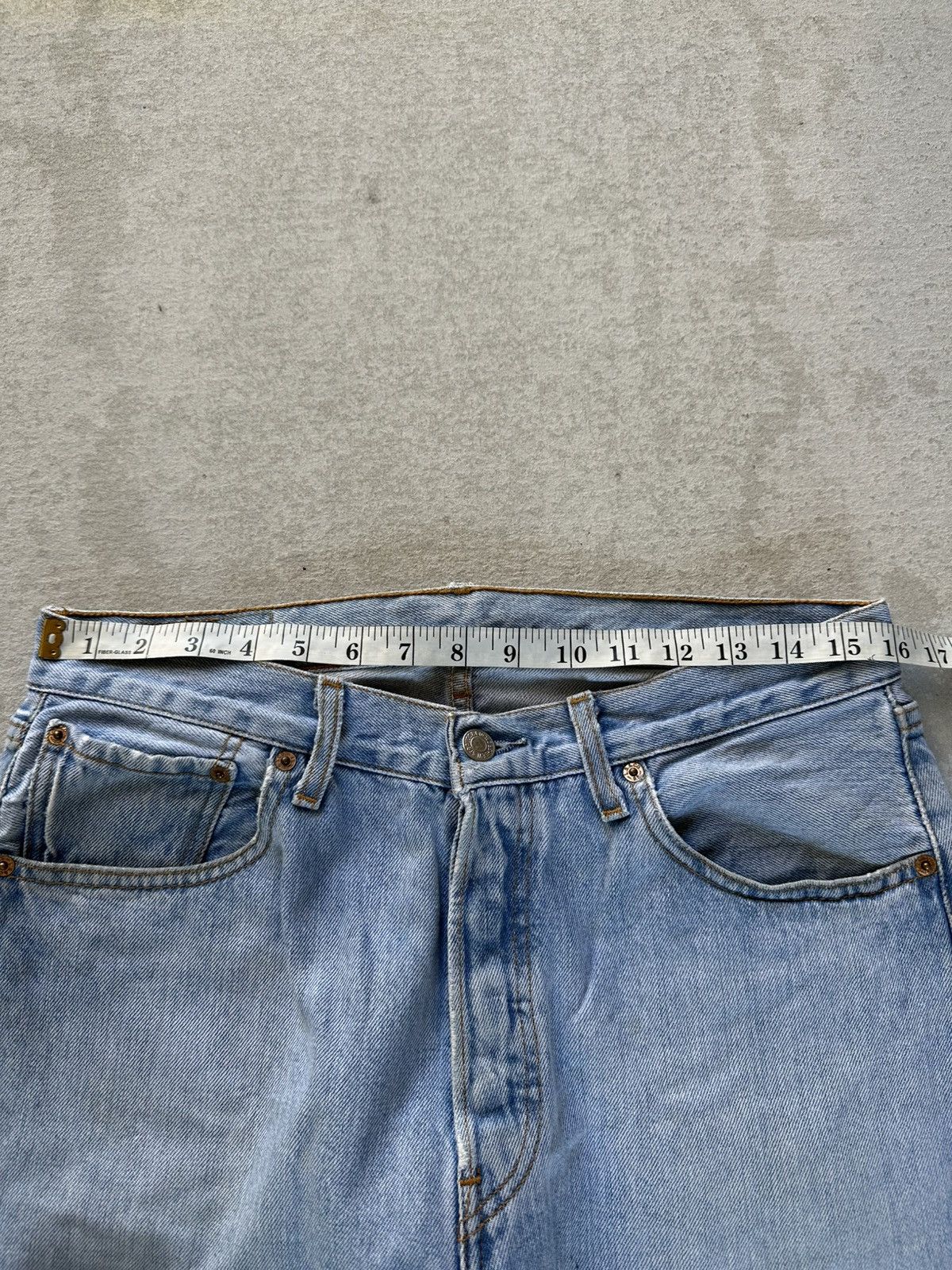 Levi's Vintage Clothing W32 L31 🔥🔥 Vintage Y2K LEVI’S 501 Blue Washed Denim Pants Size US 32 / EU 48 - 7 Thumbnail