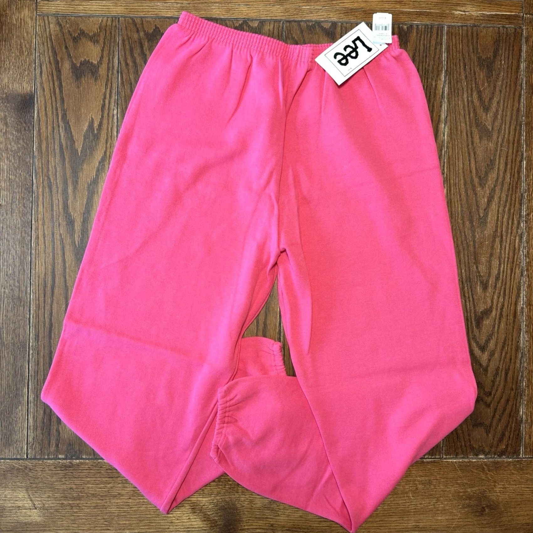 Lee VINTAGE Lee Pink 90s Sweatshirt Sweatpants Set Crew Neck Pullover XL Sweatpants Large Womens Mens Lee Midweight USA 90s TIGHT Size L / US 10 / IT 46 - 2 Thumbnail