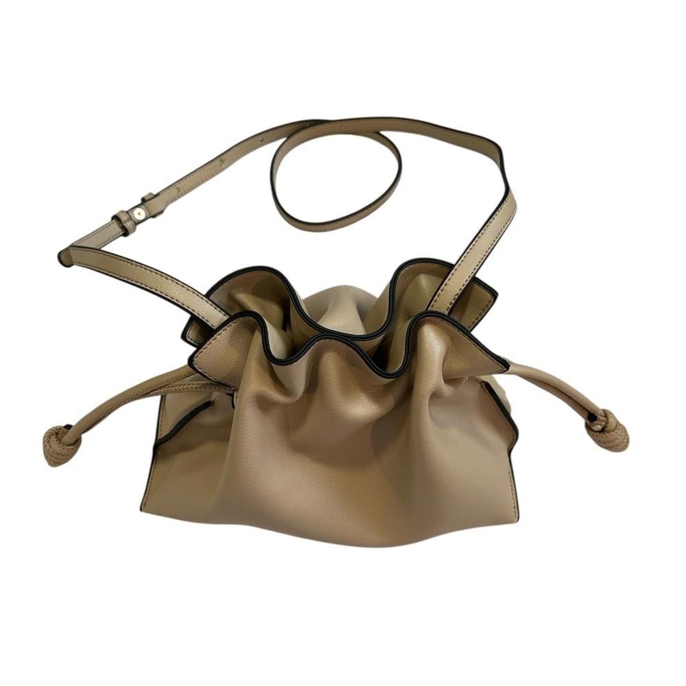 Designer Beige Knotted Detail Shoulder Bag Size ONE SIZE - 1 Thumbnail