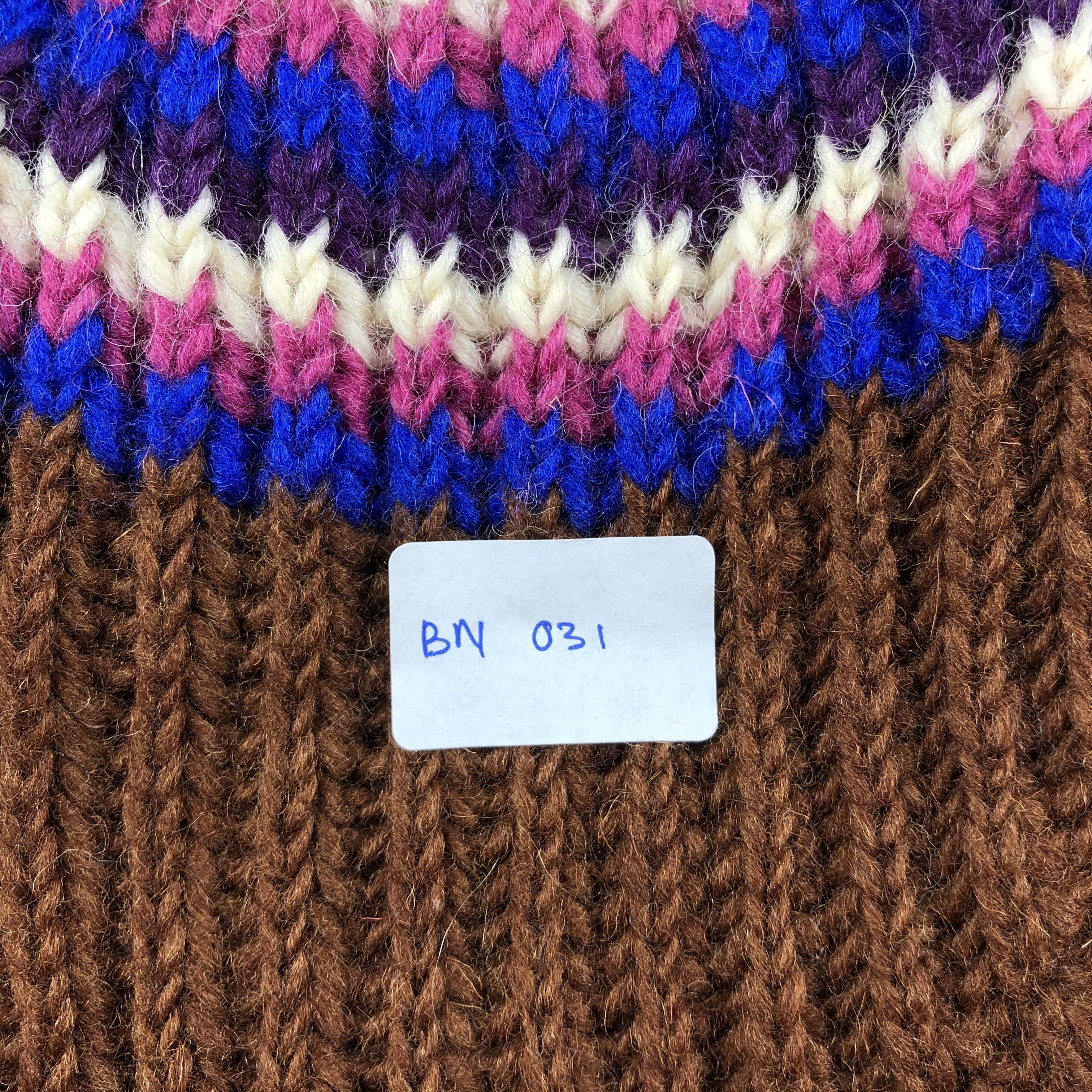 Japanese Brand Stripe Knit Earflap Beanie Size ONE SIZE - 5 Thumbnail