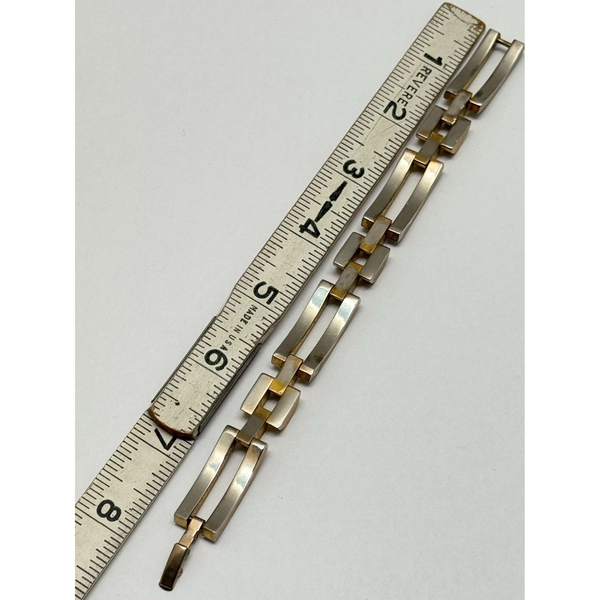 Vintage Vintage geometric gold bracelet Size ONE SIZE - 5 Thumbnail