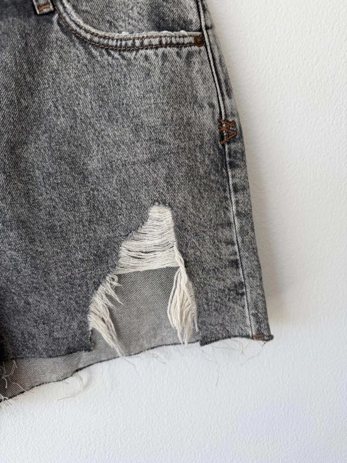 Ksubi new ksubi womens denim rider shorts grey 28 30 10 12 Size 28" / US 6 / IT 42 - 3 Thumbnail