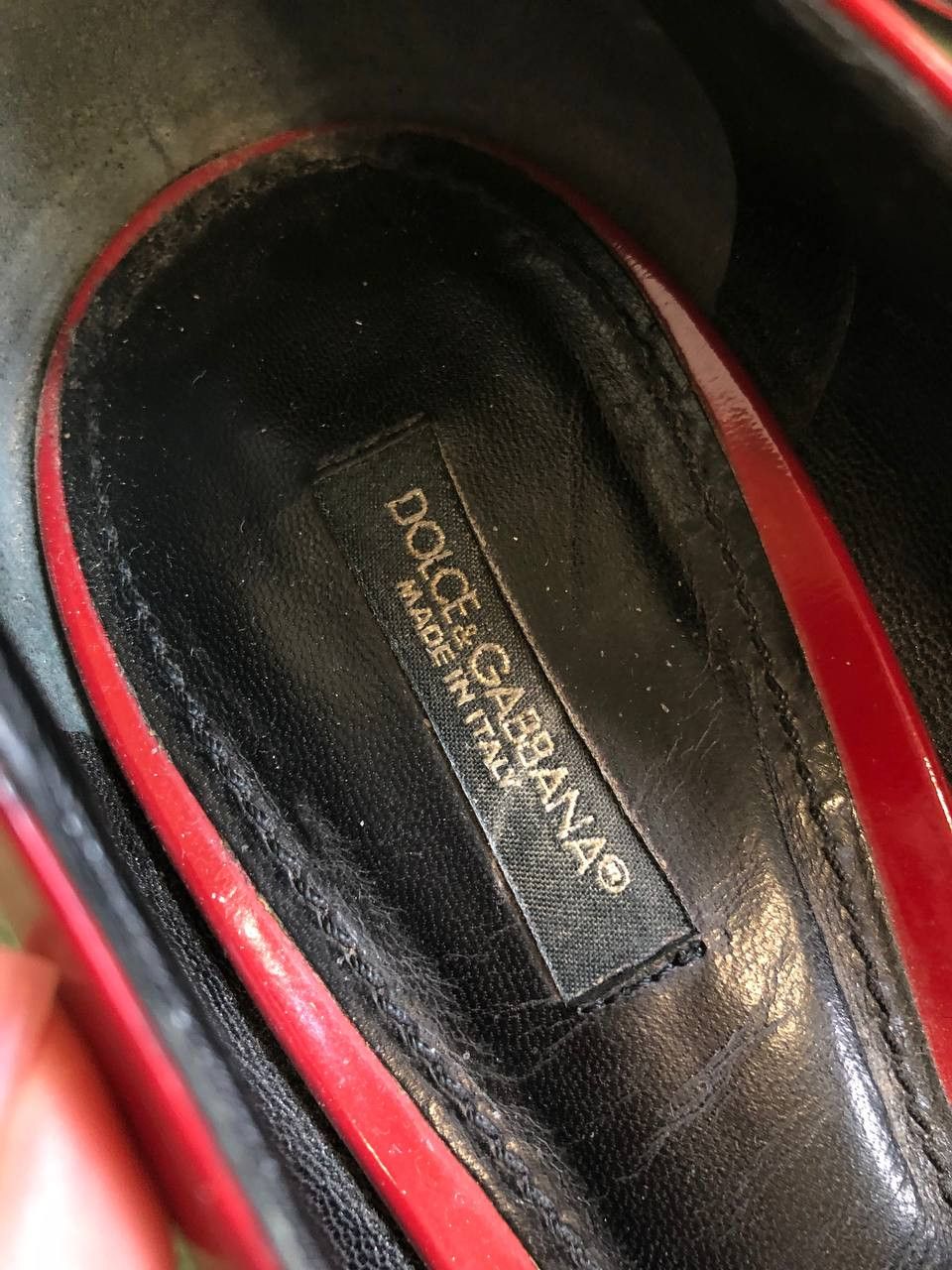 Dolce & Gabbana Dolce & Gabbana Red Patent Leather Stiletto Pumps Heels Size US 10 / IT 40 - 17 Thumbnail