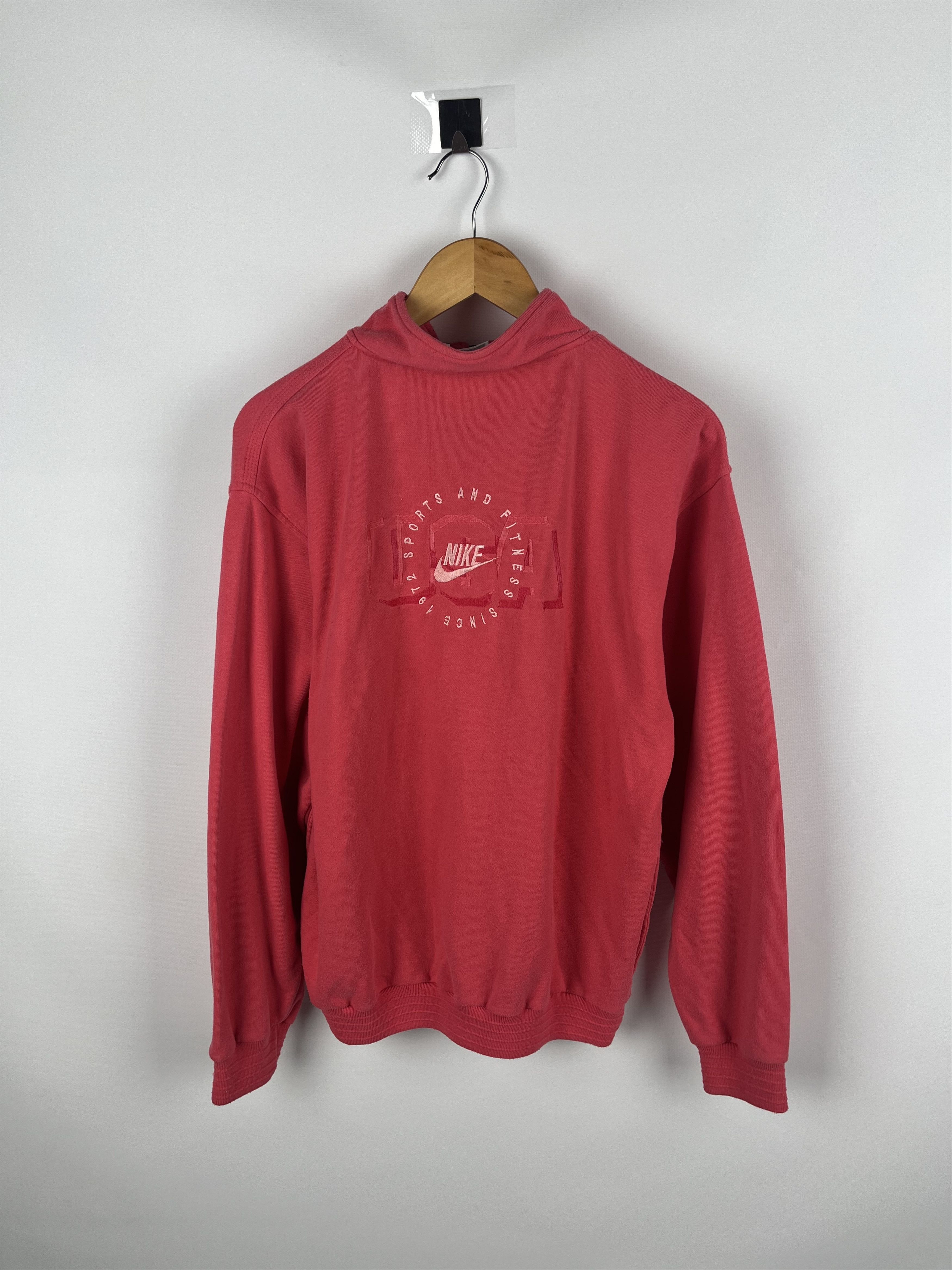Nike Nike 1/4 Zip Sweatshirt Vintage 90's Embroidered Logo USA Size US M / EU 48-50 / 2 - 1 Thumbnail