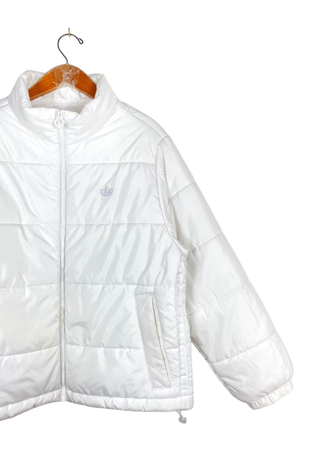 Adidas Rare‼️ Adidas Trefoil Small Logo Down Jacket Size US M / EU 48-50 / 2 - 3 Thumbnail