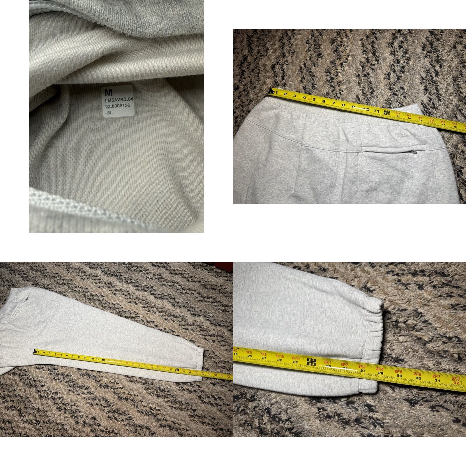 Lululemon Lululemon Jogger Mens Med Gray Steady State Training Sweatpants Athleisure Gym Pants Regular Tapered Pockets Stretch Mens Gray Sweatpants Size US 31 - 8 Thumbnail